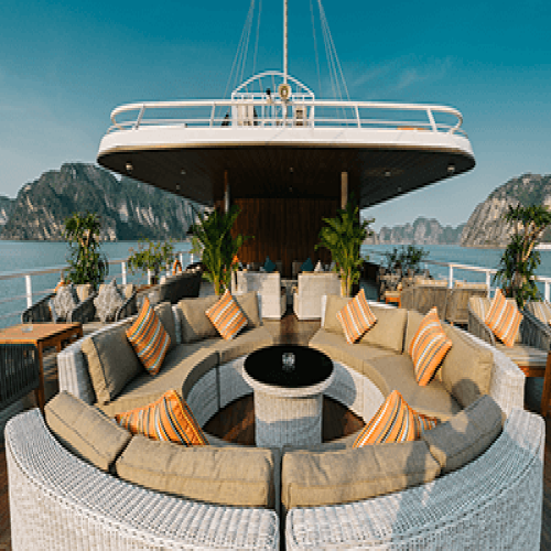 Tour du thuyền Catamaran Cát Bà  5 sao thăm vịnh Lan Hạ 