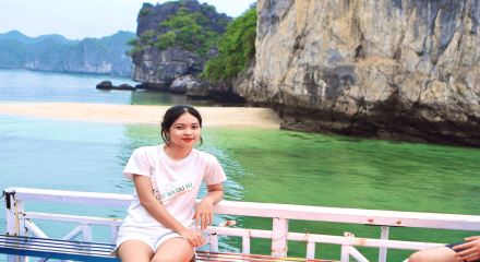 Tour Vịnh Lan Hạ - Đảo Nam Cát- chèo kayak 1 ngày trọn gói 450k