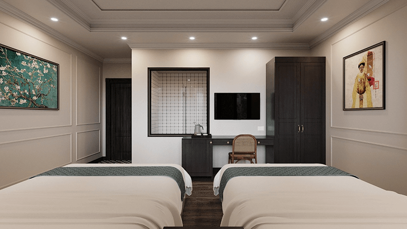 Ph&ograve;ng gia đ&igrave;nh view phố