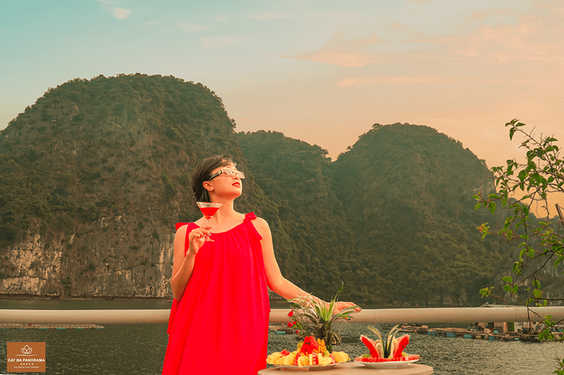 Tour vịnh Lan Hạ nửa ng&agrave;y- ngắm ho&agrave;ng h&ocirc;n